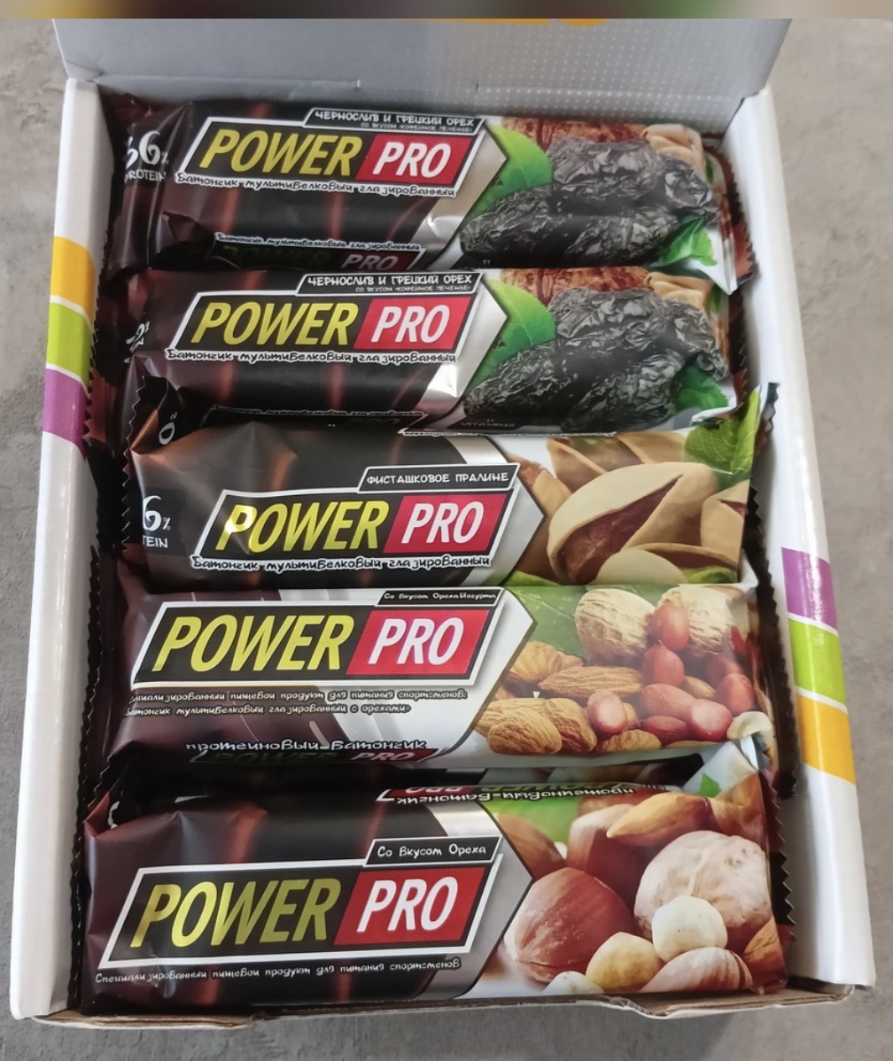 Протеиновые батончики с орехами